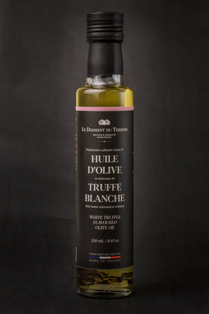 Préparation culinaire à base d'huile d'olive saveur truffe blanche (250 ml)